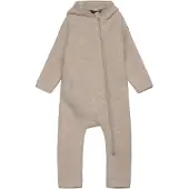 Mikk-Line - Wool Baby Suit with Ears - Overall 86, grijs