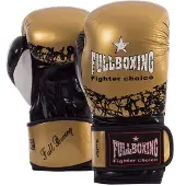 Fullboxing Brooklyn Leather Artificial Boxing Gloves Goud 12 oz