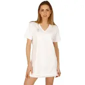 Osaka V-neck Tech Korte Mouw Jurk