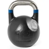 Olive Competitive 12kg Kettlebell Zwart 12 kg