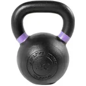 Olive Cast Iron 20 Kg Kettlebell Paars 20 kg