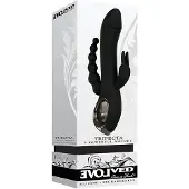 Evolved Novelties Evolved - Trifecta Rabbit Vibrator - Zwart
