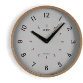 Versa Muurklok Versa Wit Plastic 4 x 30 x 30 cm