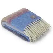 Stackelbergs Mohair plaid Stripe Blue, Azur & Camel