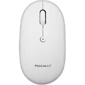 Macally Blauwtooth Draadloze Muis Wit