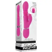 Evolved Novelties - Pink Dragon - Stotende & draaiende duo vibrator