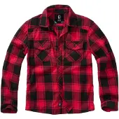 Brandit Overhemd rood / donkerrood / zwart