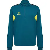 Hummel Sportief sweatshirt pasteelgeel / petrol