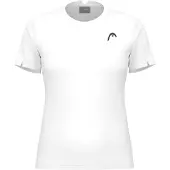 Head Tennisshirt Women Play Tech Uni White-L
