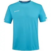 Babolat Tennisshirt Men Play Crew Neck Tee Cyan Blue-M