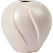 Broste Copenhagen Leda Vaas Zand 15 Cm - Vazen Keramiek Sand - 14463422