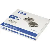Milan Aluminium Box 20 Double Pencil Sharpeners Zilver Kinderen