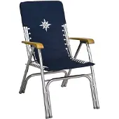 Talamex Deluxe Deck Chair Blauw