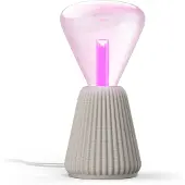 Philips Lightguide Driehoekige Lamp + 3d-geprinte Kegelvormige Lampvoet (zandkleur)