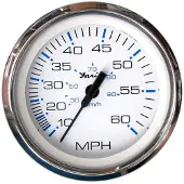 Faria 60mph Ss Speedometer Chesapeake Zilver