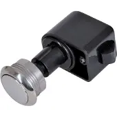 Talamex Push Button Round Self-latching Zwart