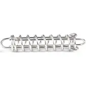 Talamex Stainless Steel Mooring Spring Zilver 7 x 390 mm