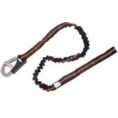 4water Elastic Rope With Carabiner Bruin