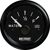 Recmar 0-190º Eu Water Level Indicator Zwart 51 mm