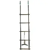 Talamex Ladder With Hooks 4 Steps Zwart