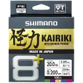 Shimano Fishing Line Kairiki 8+ Gevlochten Vislijn 300 M
