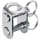 Harken 7/16´´ Post U-adaptor Assembly Zilver