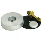 Tecnoseal Galvanized Stern Anode 3.09kg Grijs 125 mm