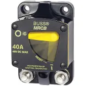 Blue Sea Systems Thermal Circuit Breaker Switch 40a Zwart