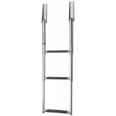 VETUS roestvrijstalen ladder met 3 treden, hoogte 375-895 mm | SLT3AW