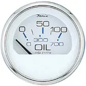 Faria Chesspeake Gauge Ss Oil Pressure Zilver