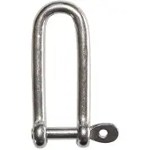 Oem Marine Long Bolt Shackle Zilver 10 mm