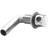 VETUS Airbleeding Nipple Angled Hose Ss Zilver 16 mm