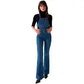 Salsa Jeans Glamour Flare Fit Mouwloze Overall