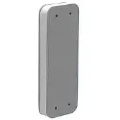 PLASTIMO Flat Fender Zilver 950 x 310 x 80 mm