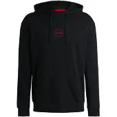 HUGO Regular fit sweatjack van katoenmix model 'Laze Hoodie'