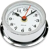 Autonautic Instrumental R95c Nautical Quartz Clock Zilver