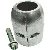 Martyr Anodes Galvanized Clamp Shaft Anode Zilver 38.1 mm