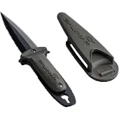 Salvimar Atlantis Black Blade Knife Zilver