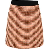 Comma casual identity Rok oranje / zwart / wit