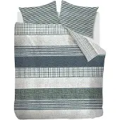 Rivièra Maison - Tailor dekbedovertrek - Tweepersoons - 200x200/220 cm - Groen