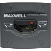 Maxwell Circuit Breaker Panel 12-24v Zwart 40A