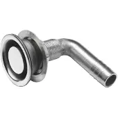 VETUS Airbleeding Nipple Angled Flush Ss Zilver 16 mm