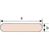 Talamex Sail Batten Grijs 18 x 2 mm