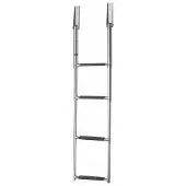 VETUS Inox 4 Width Steps Swim Ladder Zilver 1160 mm