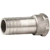 VETUS F 1 1/4´´ Straight Connector 40 Mm Zilver