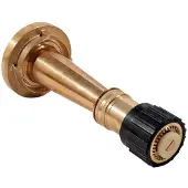 Lalizas Brass Fog Nozzle 3 Position Storz 50 Goud