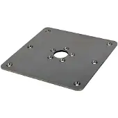 Pike N Bass Steel Pedestal Square Base Zilver