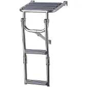 PLASTIMO Stainless Steel Platform Ladder Zilver