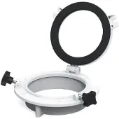 Seaflo Round Hatch Zwart 26 cm