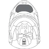 AGV Sportmodular Helm Kin Gordijn